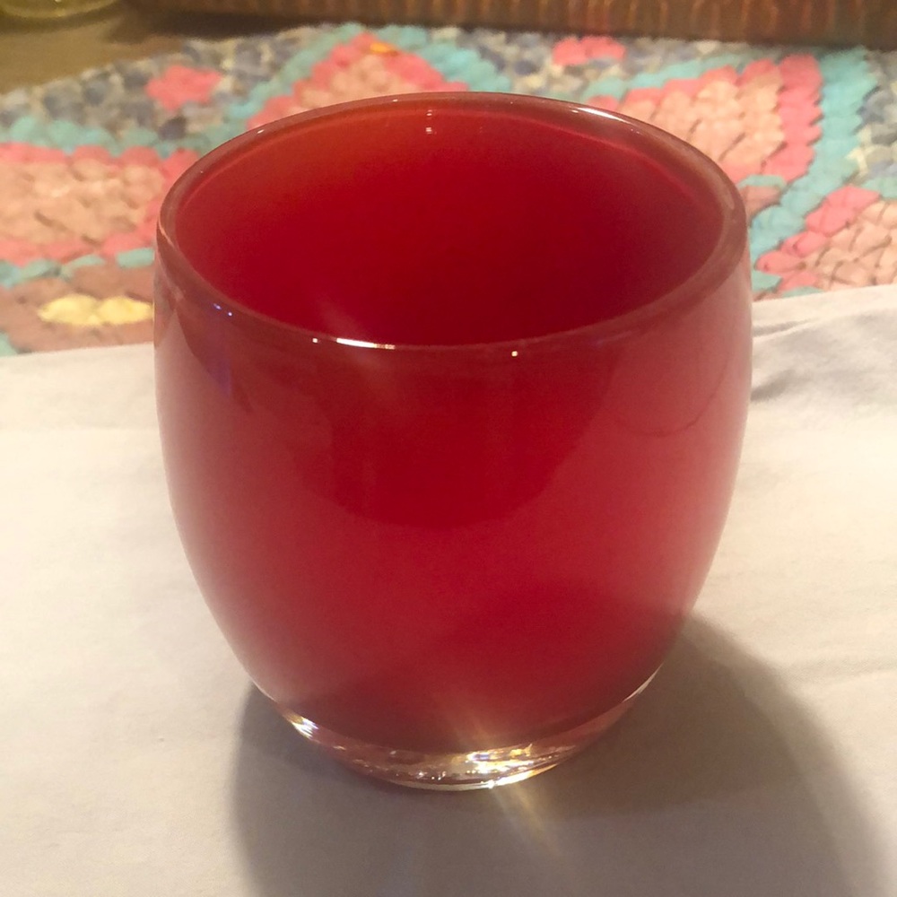 Hand Blown Glass Baby Candle Holder❤️